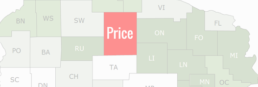 Price County Map