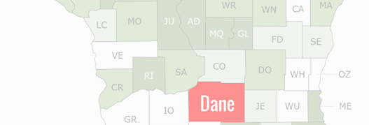 Dane County Map